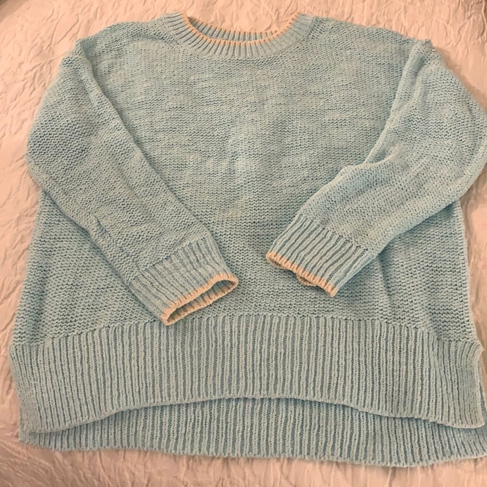 J.Crew Sweater in Lovely Aqua Color